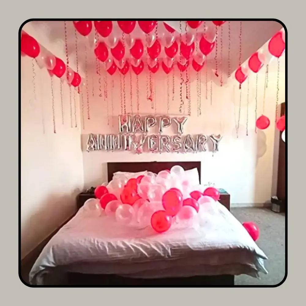 Romantic Anniversary Surprise Bedroom Décor Kit