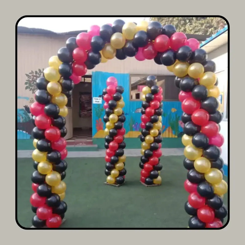 Grand Academic Entrance & Campus Event Decor | Premium Balloon Gates for Schools & Universities