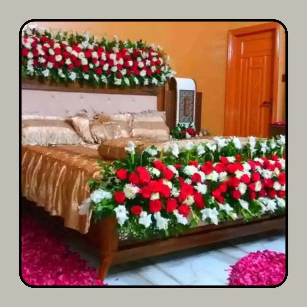 Elite Bridal Sanctuary | Majestic Floral Artistry & Romantic Suite Decor