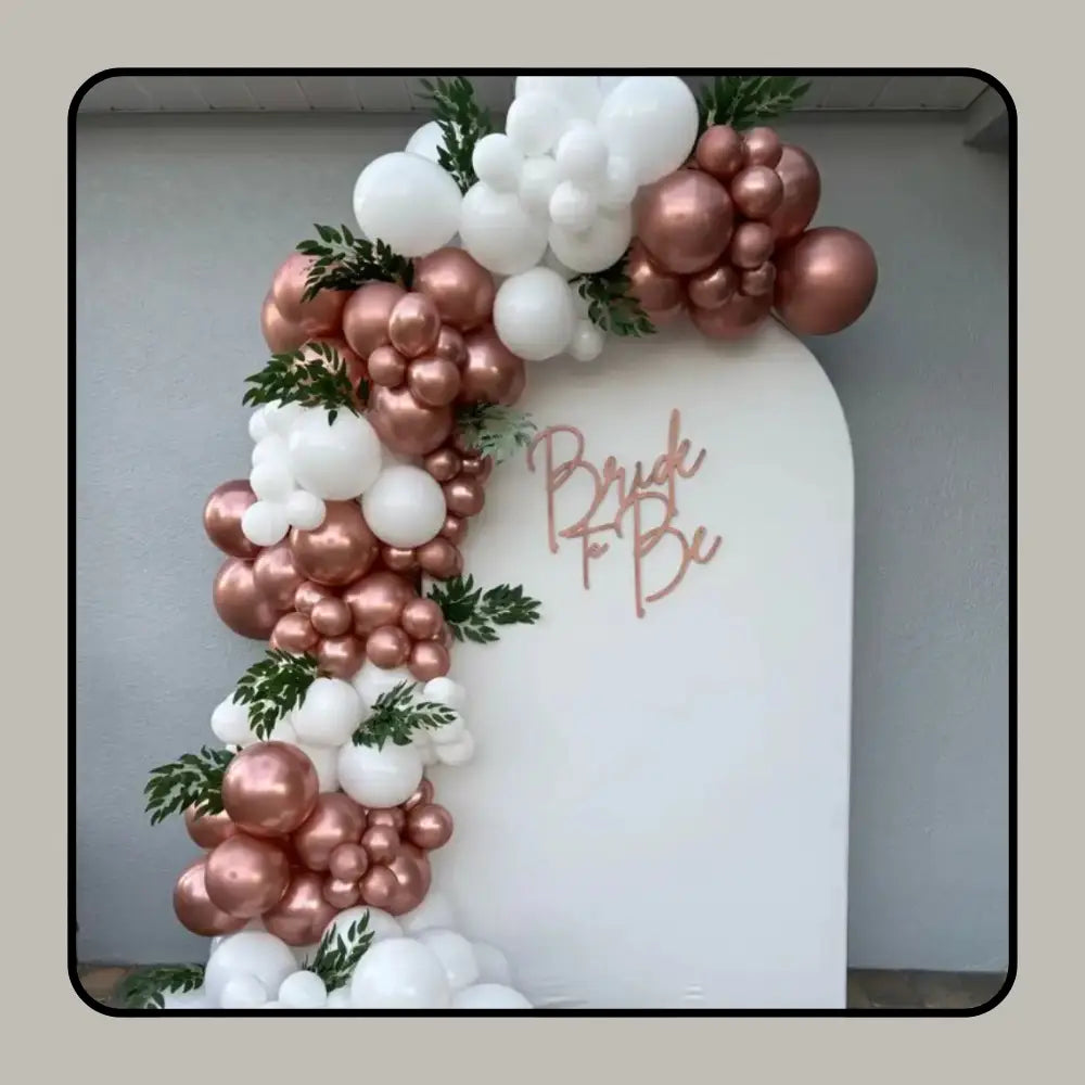Bespoke "Bride to Be" Staging | Chic Architectural Backdrop Collections