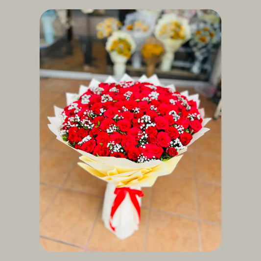 Grand Scarlet Romance Bouquet