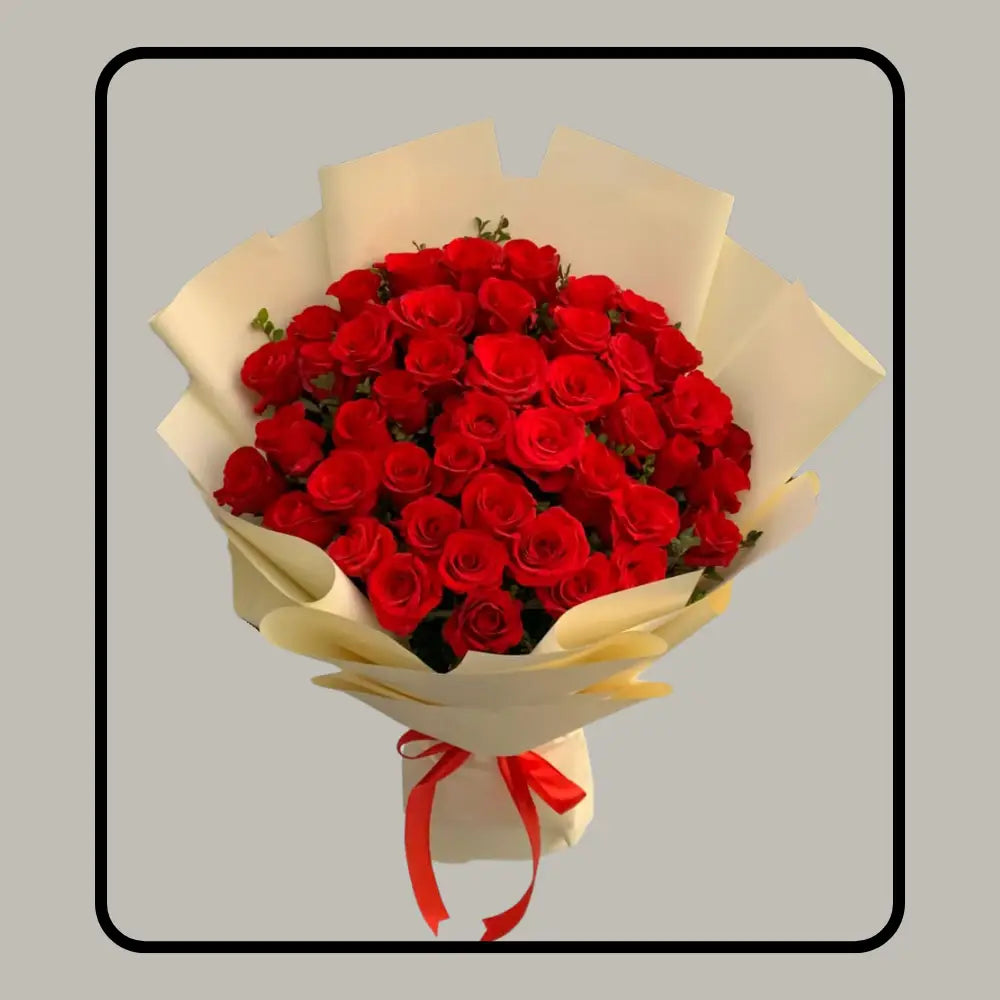 Classic Ruby Rose Hand-Tied Bouquet