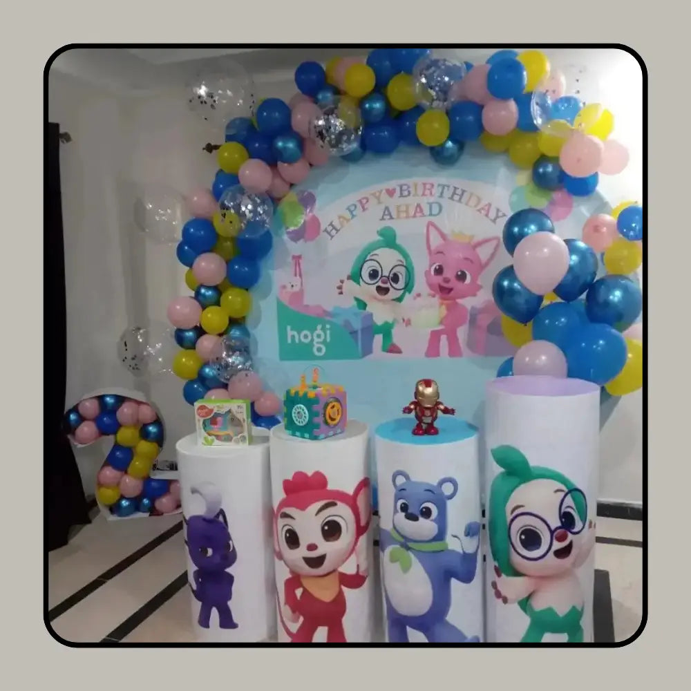 Wild One Safari Teddy Bear Arch – Jungle Theme Birthday Celebration