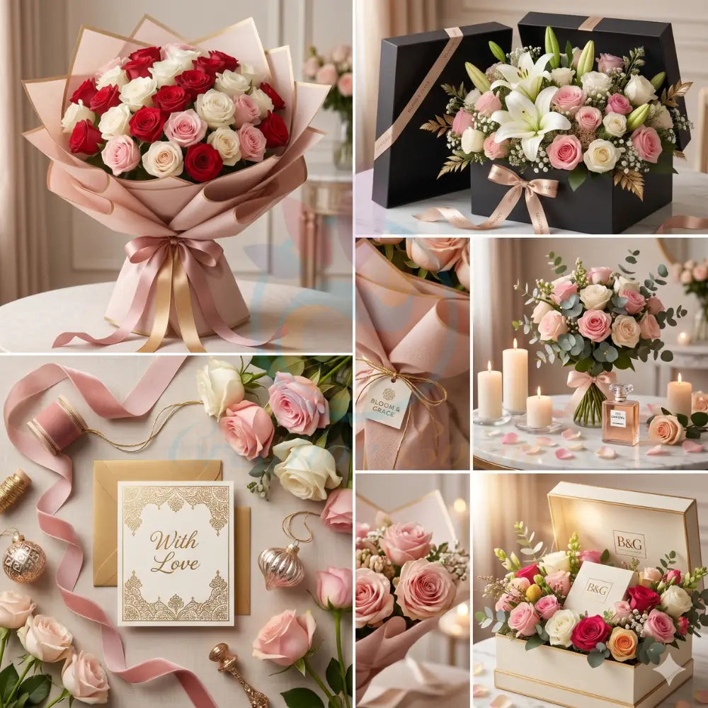 Flower Bouquet & Box