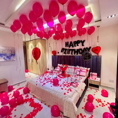Radiant Pink & Black "Happy Birthday" Suite Surprise Kit