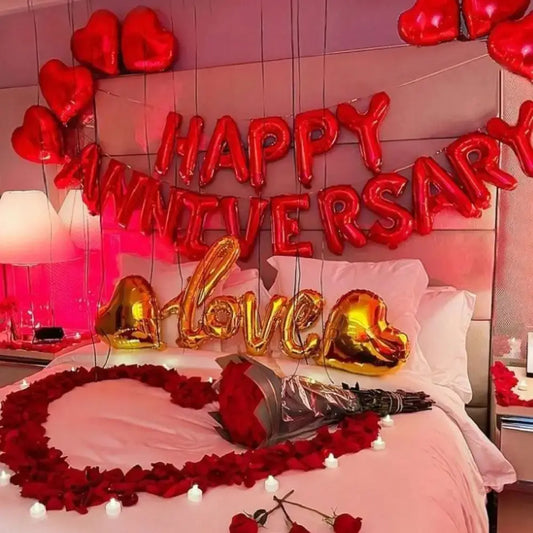 Ultimate Romantic Surprise Anniversary Suite Decoration Kit