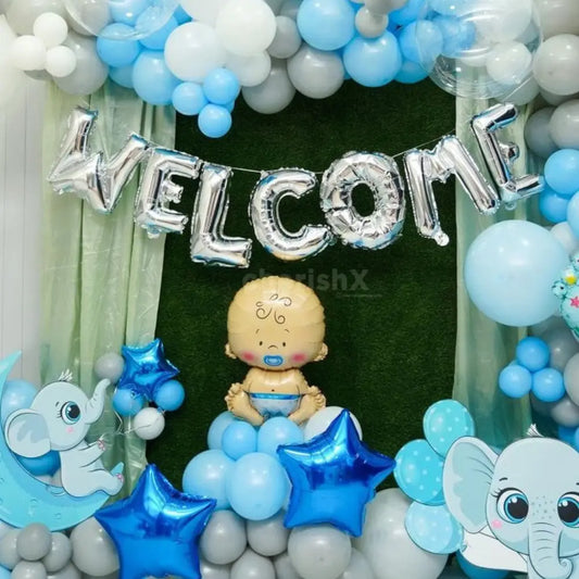 Premium "Prince Arrival" Welcome Baby Decor Suite