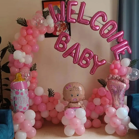 Royal Arrival Suite | Luxury Baby Welcome & Grand Celebration Decor Setup