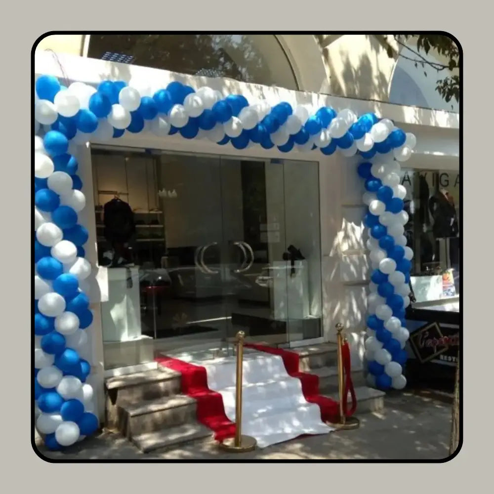 Grand Entrance Balloon Arch | Premium Outdoor Event & Storefront Welcome Gate