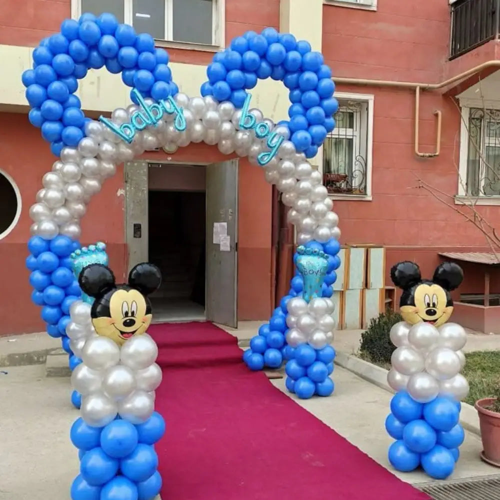 Luxury Event Entrance & Baby Welcome Decor | Professional Balloon Arches and Interior Celebration Suites