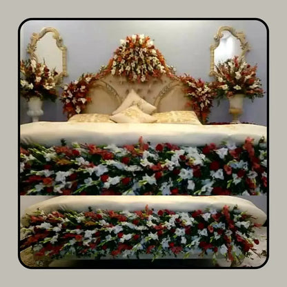 Luxury Bridal Room Decor | Elegant Floral Artistry & Romantic Sanctuary Styling