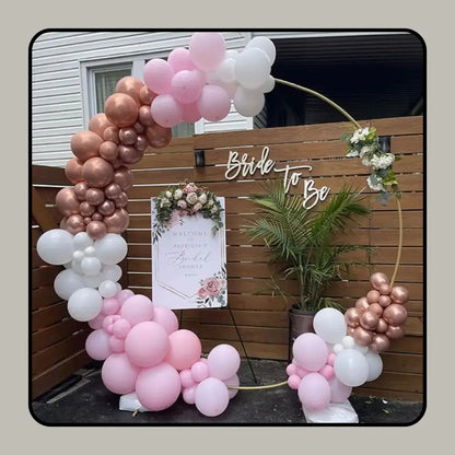 Chic "Bride to Be" Celebration Decor | Modern Event Styling & Arch Artistry