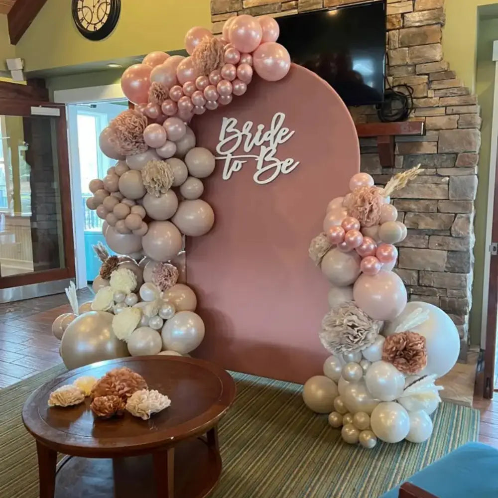 Bespoke "Bride to Be" Event Staging | Chic Architectural Backdrops
