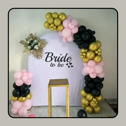 Luxury "Bride to Be" Celebration Decor | Chic Balloon Artistry & Event Styling