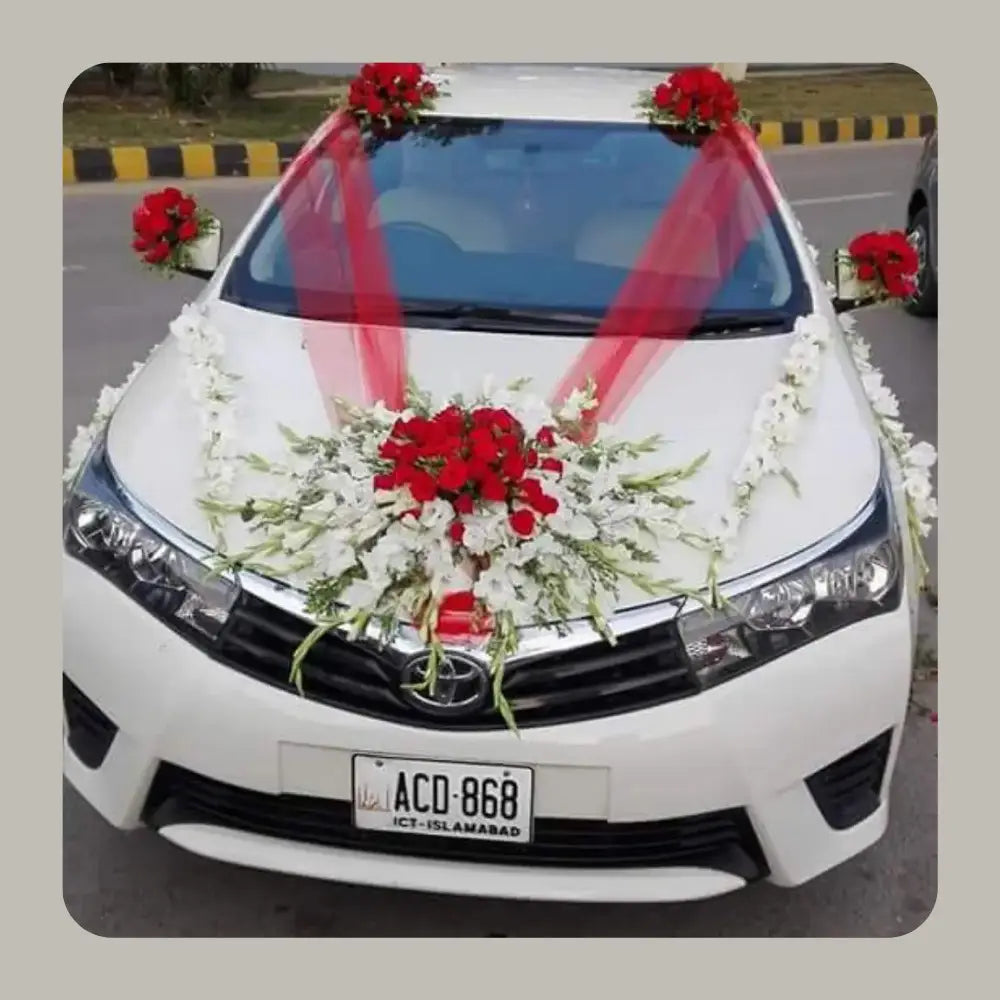 Grand Entrance | Premium Wedding Car Floral Architecture