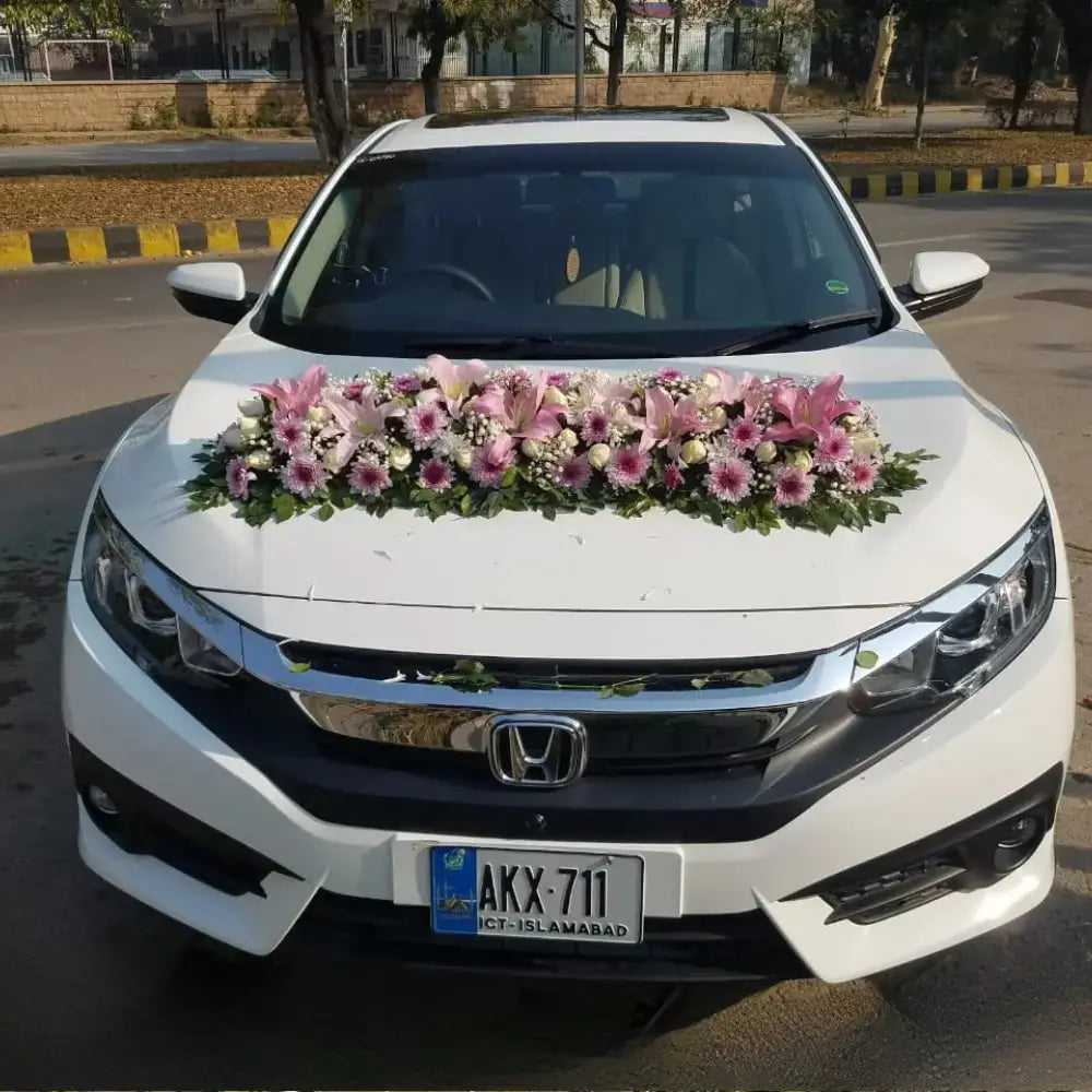 Elite Automotive Floral Wedding Car Artistry