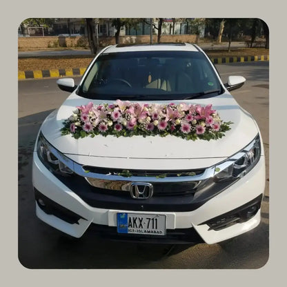 Elite Automotive Floral Wedding Car Artistry