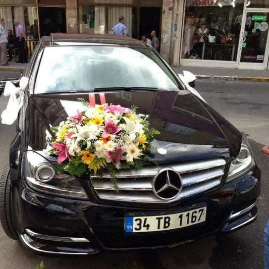 Street-Side Symphony Elite Automotive Floral Artistry