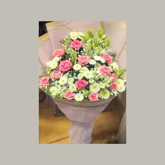 Blushing Meadow Hand-Tied Bouquet