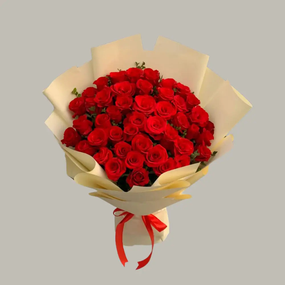 Classic Ruby Rose Hand-Tied Bouquet