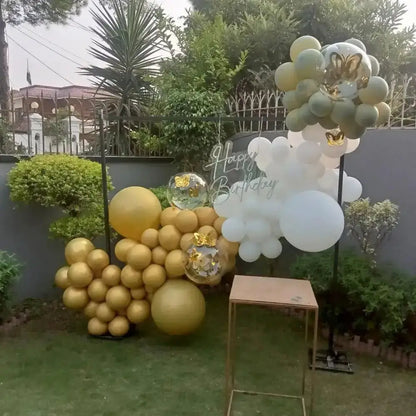 Butterfly Golden Garden Birthday Setup