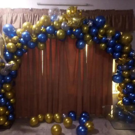 Royal Midnight & Gold Celebration Arch