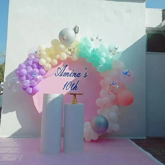 Pastel Butterfly Dream Backdrop for Magical Birthday Celebrations