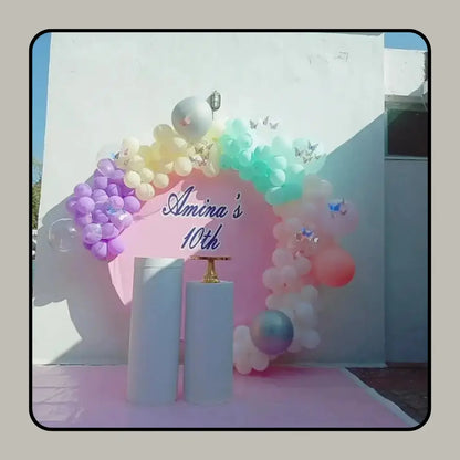 Pastel Butterfly Dream Backdrop for Magical Birthday Celebrations
