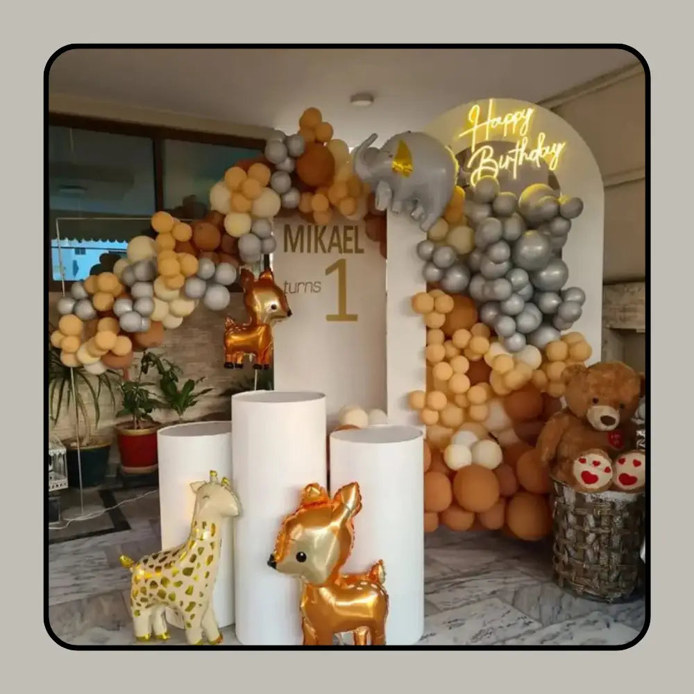 Golden Jungle Safari 1st Birthday