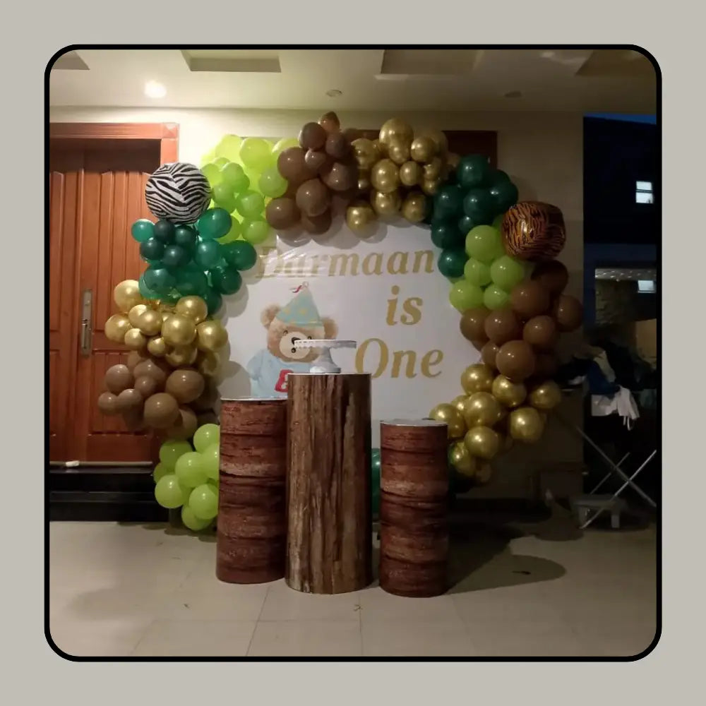 Jungle Safari Bear 1st Birthday
