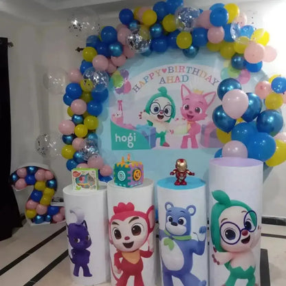 Wild One Safari Teddy Bear Arch – Jungle Theme Birthday Celebration
