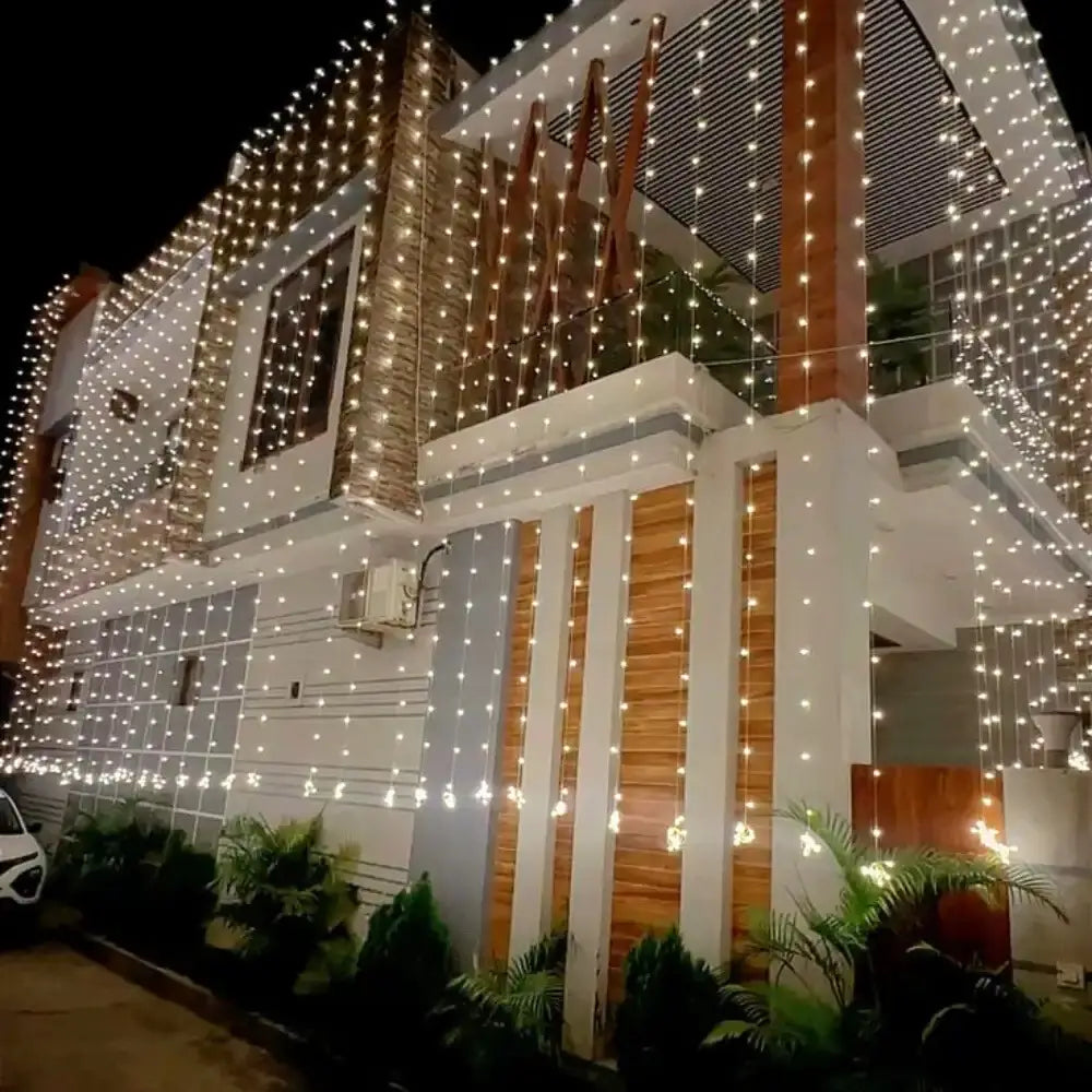 Designer Outdoor Wedding House Lighting with Premium LED Fairy Strings