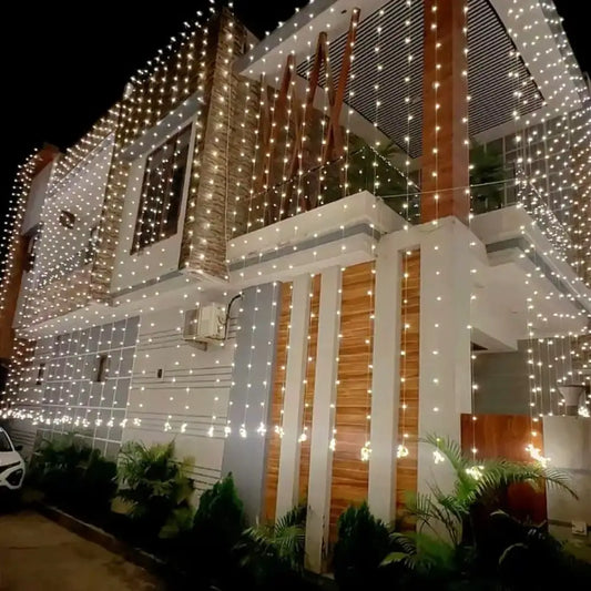 Designer Outdoor Wedding House Lighting with Premium LED Fairy Strings