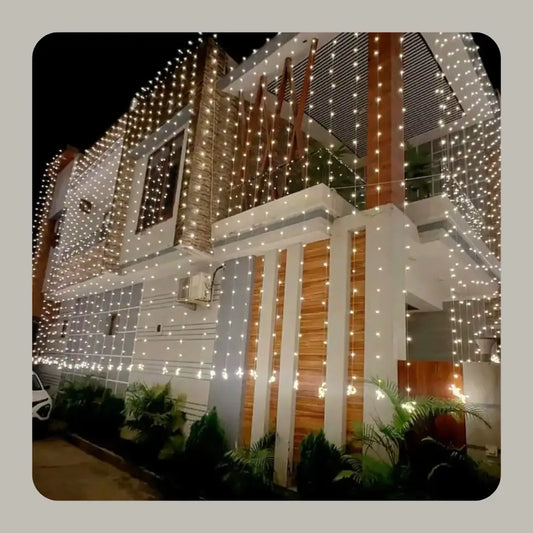 Designer Outdoor Wedding House Lighting with Premium LED Fairy Strings