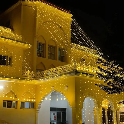 Luxury Full House Festive Lighting for Grand Shadi Celebrations